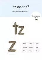 Vorschau - Spiele - Fliegenklatschenspiel tz oder z - Deckblatt