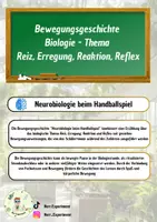 Vorschau - Text - Bewegungsgeschichte Biologie - Reiz, Erregung, Reaktion und Reflex - Deckblatt
