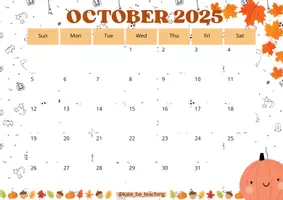 Aperçu - Affichage - Calendrier mensuel 2025 (Sept/Oct/Nov/Dec) - Page 1