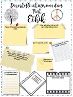 Vorschau - Arbeitsblätter - Erwartungen Ethikunterricht, erste Stunde - Deckblatt