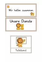 Vorschau - Mal- und Bastelvorlagen - Löwenklasse - Materialpaket - Seite 2