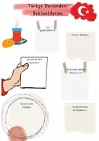 Vorschau - Arbeitsblätter - Meine Erwartungen an den Türkischunterricht - Türkçe Dersinden Beklentilerim - Deckblatt