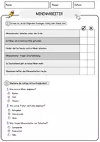 Vorschau - Arbeitsblätter - Minenarbeiter Arbeitsblätter mit Fragen + Lösungen Leseverstehen und Wortschatz - Seite 2