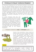 Vorschau - Arbeitsblätter - Fast Fashion in Bangladesch: Umweltprobleme und Globalisierung - Seite 1