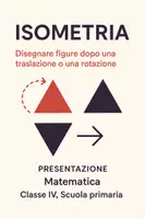anteprima - Presentazioni / Lavagne - Disegnare figure dopo una traslazione o una rotazione - Pagina di copertina