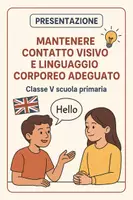 anteprima - Presentazioni / Lavagne - Mantenere contatto visivo e linguaggio corporeo adeguato - Pagina di copertina