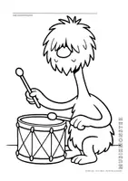Vorschau - Arbeitsblätter - Musikmonster – 2 kostenlose Arbeitsblätter | Probeversion - Seite 1