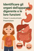 anteprima - Presentazioni / Lavagne - Identificare gli organi dell’apparato digerente e le loro funzioni - Pagina di copertina