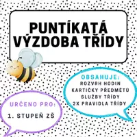 Náhled - PUNTÍKATÁ VÝZDOBA TŘÍDY - krycí list
