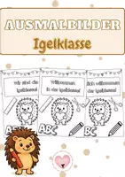 Vorschau - Mal- und Bastelvorlagen - Ausmalbilder - Igelklasse - Deckblatt