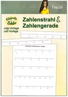Vorschau - Präsentationen/Tafelbilder - Bilder und Vorlagen Zahlstrahl und Zahlengerade - Deckblatt