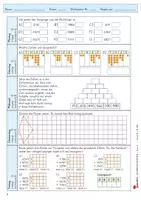 Vorschau - Arbeitsblätter - Wochenplan Mathe Klasse 4 | Jede Woche übersichtlich auf einem Bogen | Grundrechenarten, Geometrie, Sachaufgaben | mit Lösungen - Seite 3