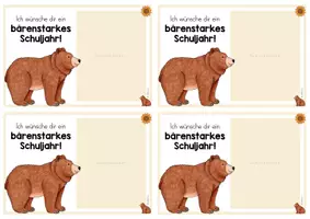 Vorschau - Anderer Materialtyp - Willkommensgruß: Bärenstarkes Schuljahr - Seite 3