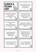 Vorschau - Spiele - SCIENCE AND TECHNOLOGY - Conversation/Discussion Cards - Seite 1