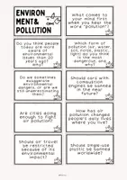 Vorschau - Spiele - SAVING THE PLANET (Pollution) - Conversation Cards - Seite 1