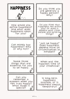 Vorschau - Arbeitsblätter - AIMS AND AMBITIONS (Happiness) - Conversation Cards - Seite 1