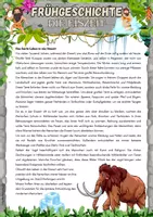Vorschau - Arbeitsblätter - Frühgeschichte - Überleben in der Eiszeit - Klasse 5 - Deckblatt