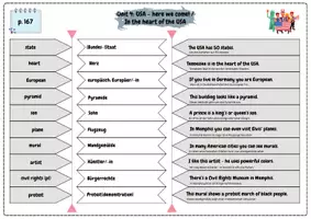 Vorschau - Arbeitsblätter - Vocabulary Sheets - Highlight 7 - Unit 4 - Seite 1