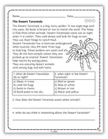 Vorschau - Arbeitsblätter - North American Animals: Reading Passages with Questions - Seite 3