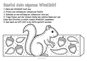 Vorschau - Arbeitsblätter - Windlichter zum Prickeln & Basteln - Kunst im Herbst - Seite 2