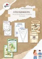 Vorschau - Poster - Kreative Steckbriefe zum Schulanfang – Klassisch, Wimpel, Wappen, Schatzkarte & Insel - Deckblatt