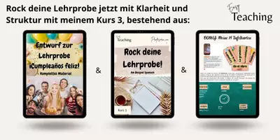 Vorschau - Stundenentwürfe - 🚀EasyTeaching 3: Rock deine Lehrprobe! - Deckblatt