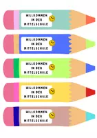 Vorschau - Mal- und Bastelvorlagen - Willkommensgeschenk Stifte - Deckblatt