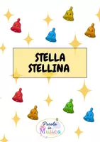 anteprima - Materiale di supporto/inclusione - Stella Stellina score campanelle sonore - Pagina di copertina