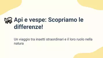 anteprima - Presentazioni / Lavagne - Differenza tra ape e vespa - Pagina 1