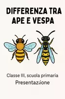 anteprima - Presentazioni / Lavagne - Differenza tra ape e vespa - Pagina di copertina