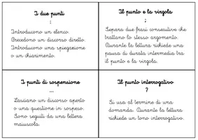 anteprima - Flashcard - Libretto punteggiatura - Pagina di copertina
