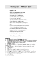 Vorschau - Klassenarbeiten - Shakespeare: Analysis of Sonnet 116 - Let me not to the marriage of true minds (Klausur Q1/Q2) - Seite 3