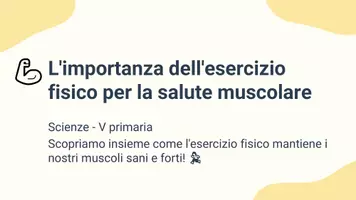 anteprima - Materiale interattivo - Raccolta di materiali "Scienze": apparato muscolare e movimento - Pagina 1