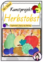 Vorschau - Stundenentwürfe - Kunst im HERBST: Herbstobst - Deckblatt