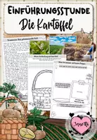 Vorschau - Arbeitsblätter - Einführungsstunde: Die Kartoffel (mit Traumreise & Vorwissensabfrage) - Deckblatt