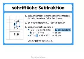 Vorschau - Poster - Aushang - schriftliche Rechenverfahren / Rechenarten - Seite 2