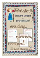 Vorschau - Arbeitsblätter - Present simple or present progressive - Deckblatt