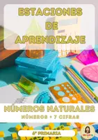 Vista previa - Juegos / Gamificación - ESTACIONES-Nº NATURALES -6º PRIMARIA - Portada