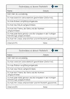 Vorschau - Arbeitsblätter - Hefteintrag und Heftbewertung Mathe - Seite 1