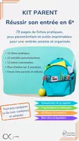 Aperçu - Apprentissages en autonomie - Kit rentrée en 6e (ou développement autonomie CM1 CM2) - Page de couverture