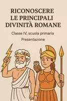 anteprima - Presentazioni / Lavagne - Riconoscere le principali divinità romane - Pagina di copertina