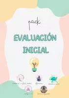 Vista previa - Hojas de trabajo - Pack Evaluación Inicial - Portada