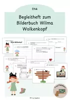 Vorschau - Unterrichtsreihen - Begleitheft zum Bilderbuch Wilma Wolkenkopf - Deckblatt