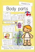anteprima - Flashcard - Body parts - Pagina di copertina