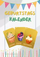 Vorschau - Poster - Geburtstagskalender Cupcake - Deckblatt