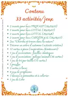 Aperçu - Feuilles d'exercices - Grand livret complet – Activités “En forêt – Automne” - Page 2