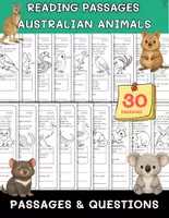 Vorschau - Arbeitsblätter - Australian Animals Nonfiction Reading Passages with Questions - Deckblatt