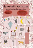Vorschau - Spiele - Anlaute Quartett ohne Buchstabenkenntnis - Deckblatt