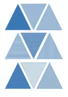 Vorschau - Anderer Materialtyp - blaue Girlande zur Verschönerung für den Klassenraum - Seite 2