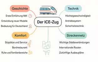 Vorschau - Arbeitsblätter - Arbeitsblätter zum Thema "Der ICE-Zug" + Lösung & MP3 + Mindmap - Seite 3